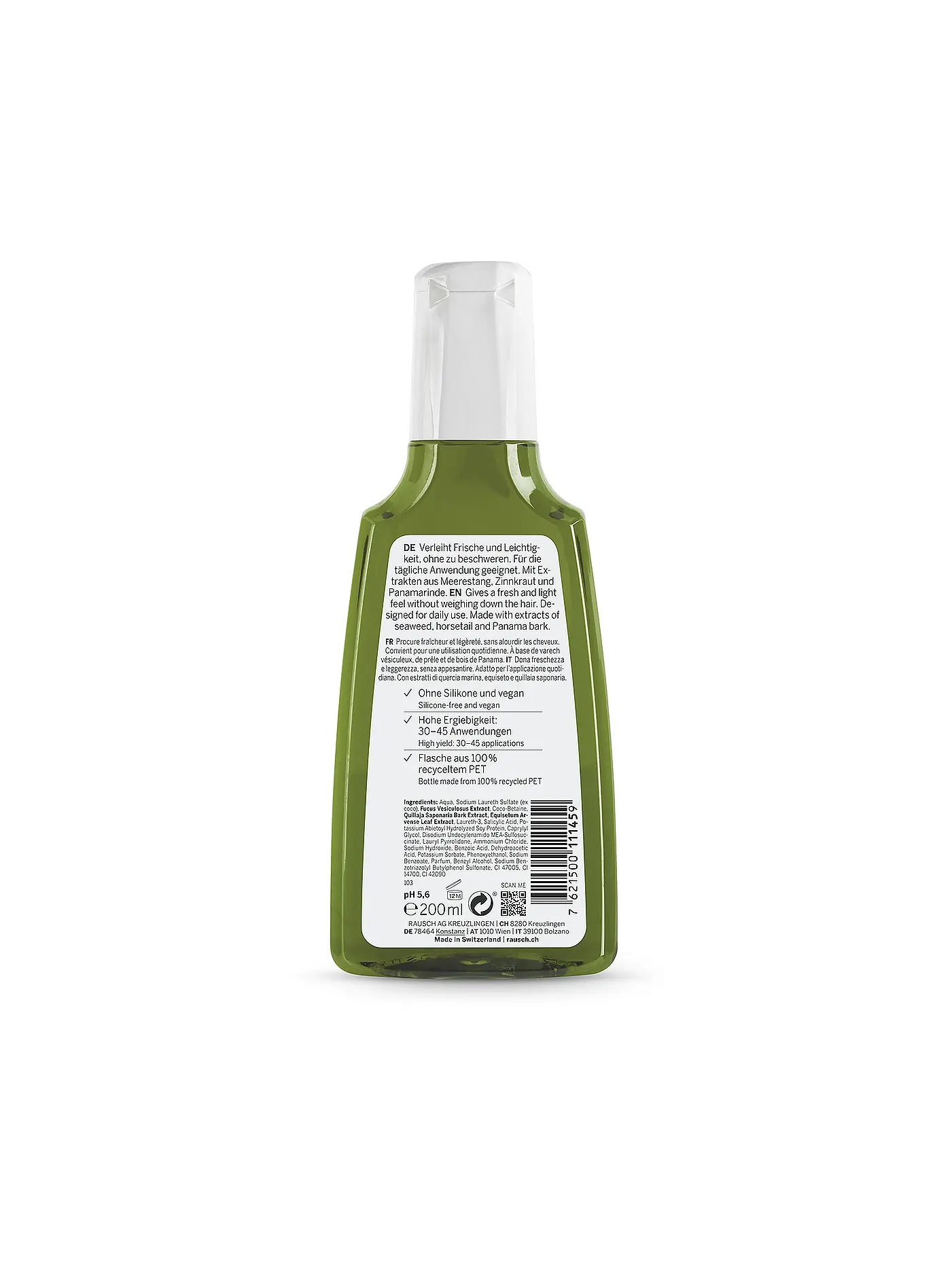 RAUSCH | Anti-Fett-Shampoo mit Meerestang 200ml | 